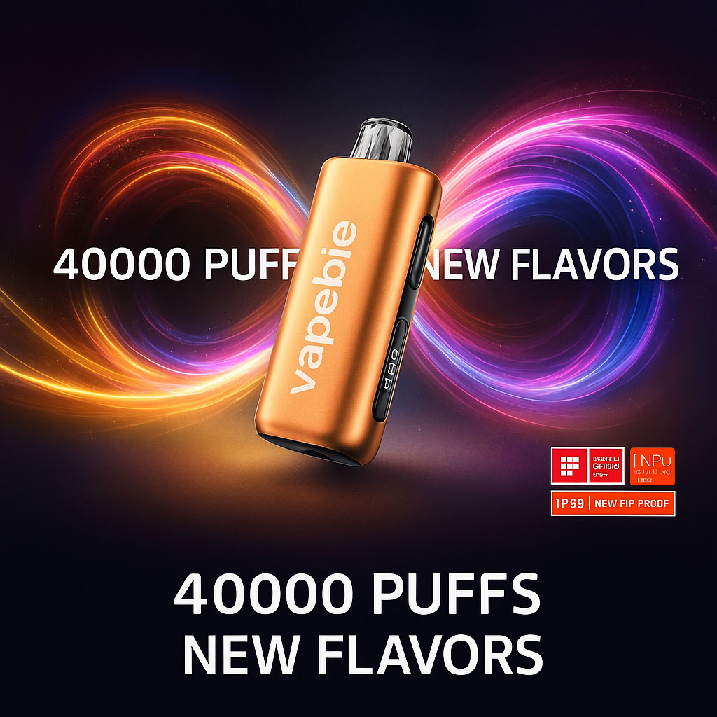 VAPEPIE Max 40000 PUFFS – Pierwszy na świecie ultracienki vape o dużej pojemności